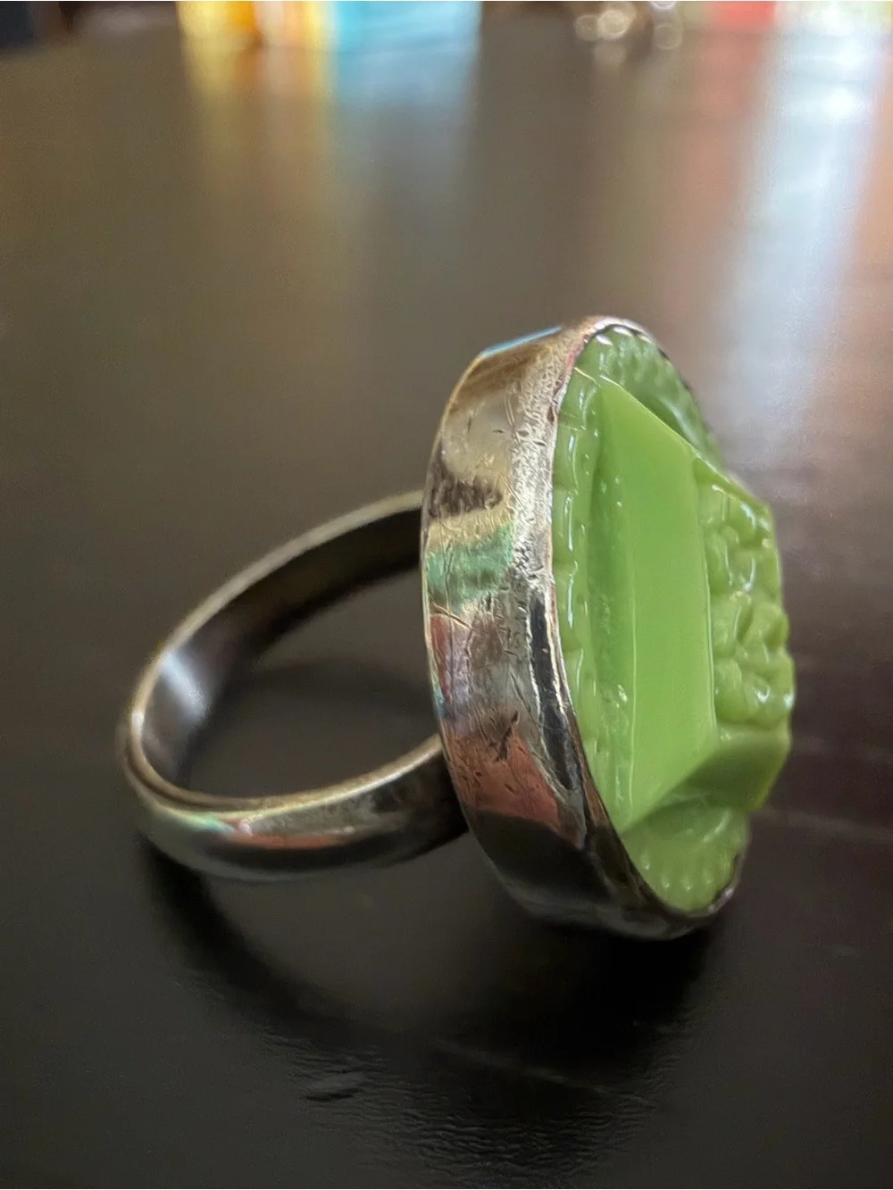 Vintage Button Ring
